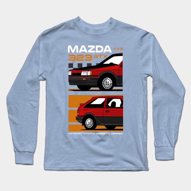 Mazda Fanatic Art Long Sleeve T-Shirt by Harrisaputra